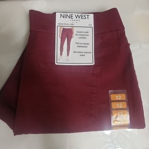 NEW! Nine West Women's Heidi Pull On Pants in size 12